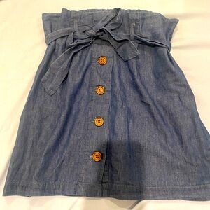 Blue Rain soft Jean skirt